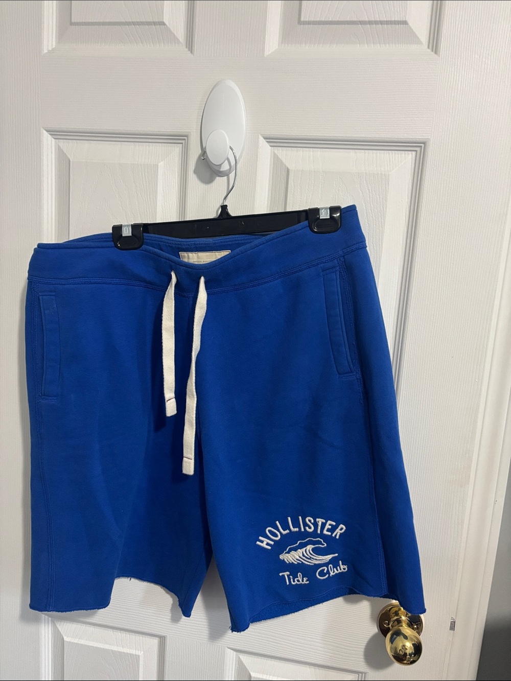 Hollister Royal Blue Drawstring Athletic Shorts